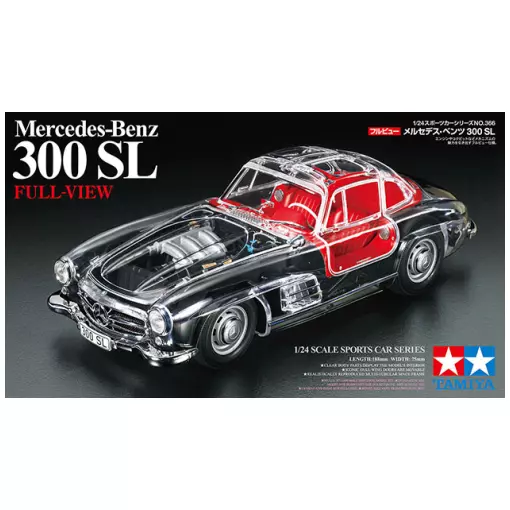 Mercedes-Benz 300 SL Vista Completa - Tamiya 24366 - 1/24