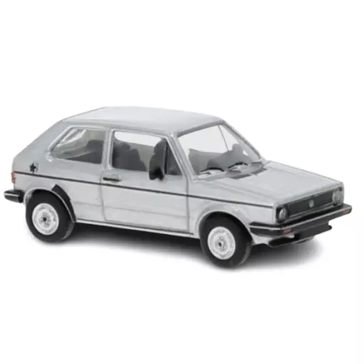 VW Golf I - gris argent -1980 - PCX 870524 - HO 1/87