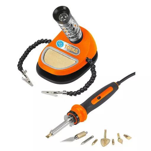 PG Tools T220 soldering iron and pyrography kit (15 / 30W) - All scales