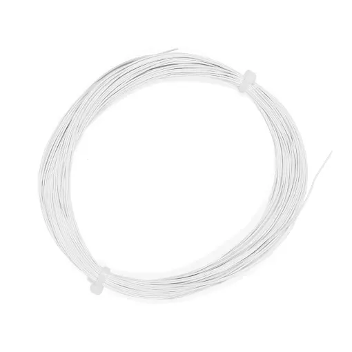 0,5 mm flexibele kabel - Esu 51940 - 10 meter lang - wit