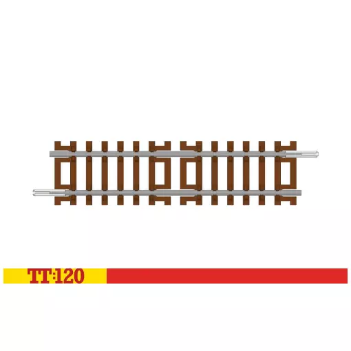 Rail demi-droit 83 mm - Hornby TT8012 - TT 1/120