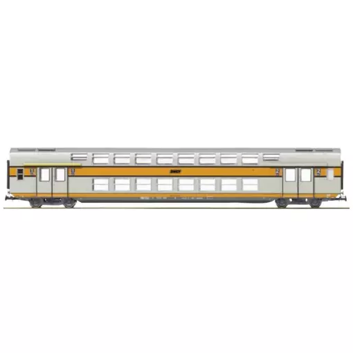 Voiture VB2N mixte première/seconde classe avec logo nouille et éclairage intérieur