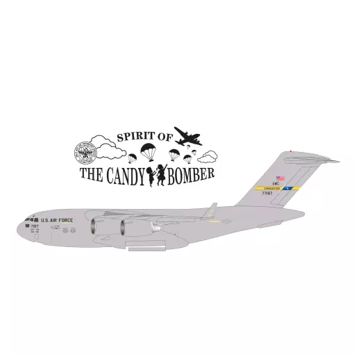 Boeing C-17A Globemaster III "Spirit of the Candy Bomber" - Herpa 537964 - 1/500