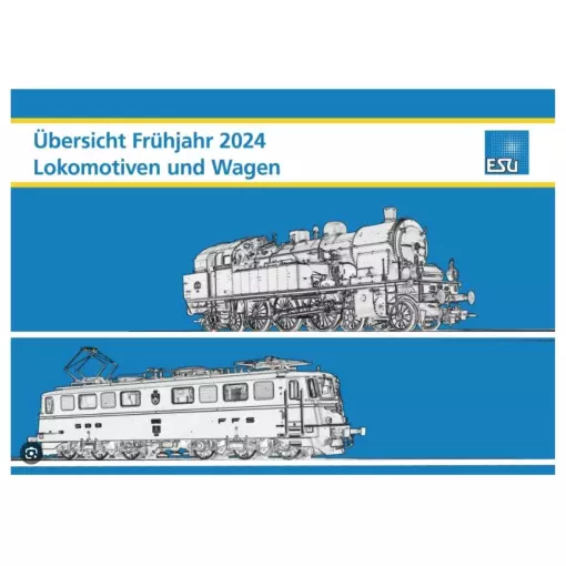 Catalogue fabricant 2024 - ESU & PULLMAN - HO 1/87 - Allemand - 2R & 3R