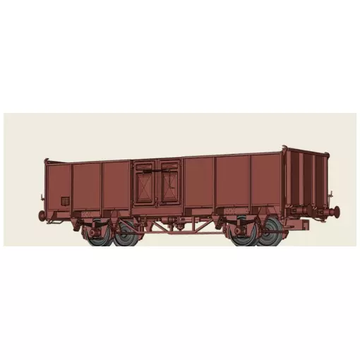 Wagon tombereau - Brawa 50068 - HO 1/87 - SNCF - EP V - 2R
