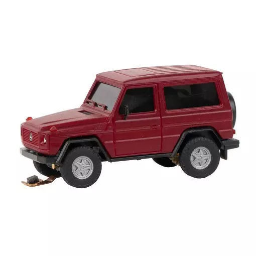 SUV Mercedes G-Class (Herpa) red Faller 161431 - HO: 1/87 - EP VI