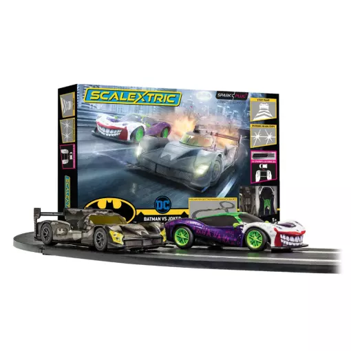 Set Ensemble de course Batman vs Joker - SCALEXTRIC 1415 - 1/32 - Super Slot