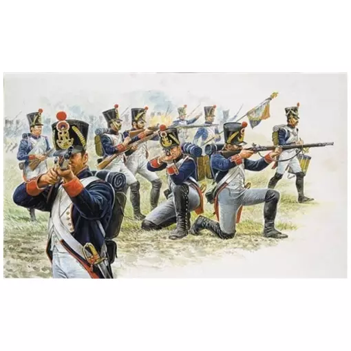 Franse linie infanterie - Napoleontische oorlog - ITALERI 6002 - 1/72