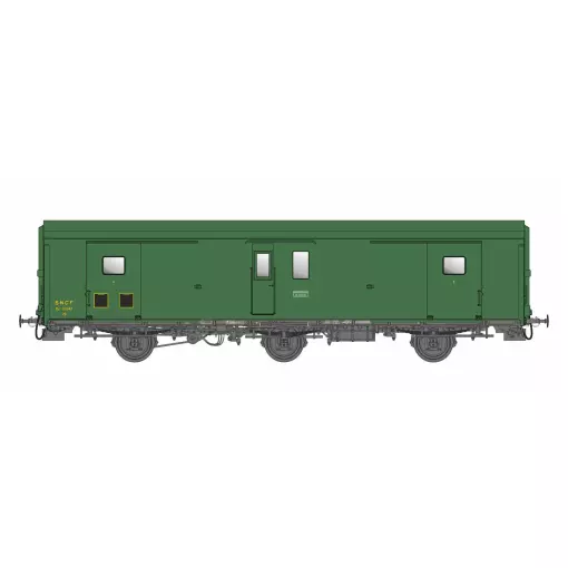 Fourgon Dd²ai 3 essieux métallisé - Models World MW105 - HO 1/87 - SNCF - Ep III - 2R