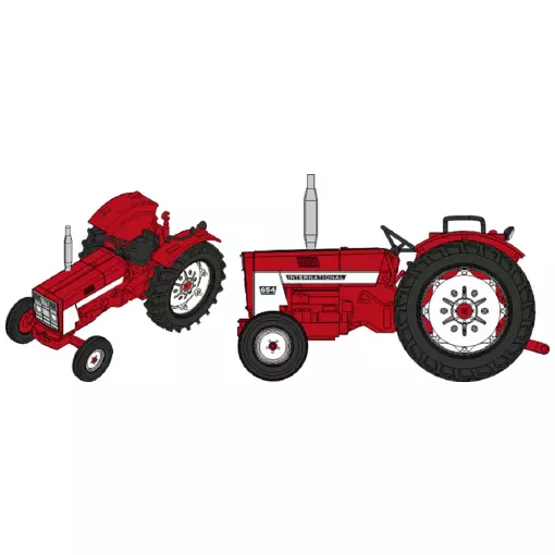 Tracteur INTERNATIONAL HI 654 - Ree Modèles CB181 - HO 1/87