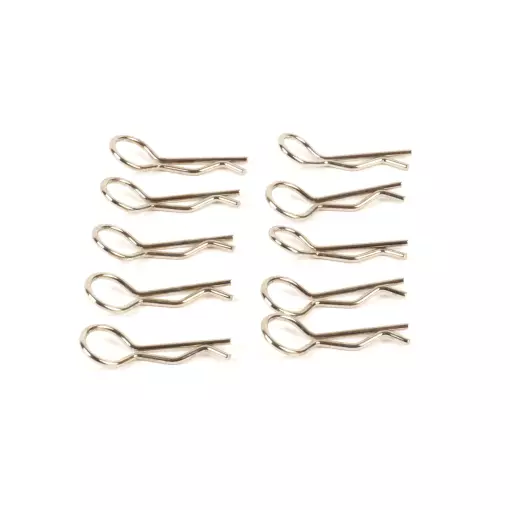 10 clips de carrosserie chromes - T2M T422657S - 1/10