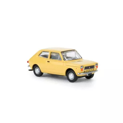 Voiture Fiat 127 livrée beige Brekina 22501 - HO : 1/87 - EP IV