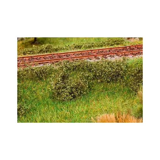 Feuillage de Terrain - Vert Foncé - Faller 181616 - HO : 1/87 & N : 1/160 