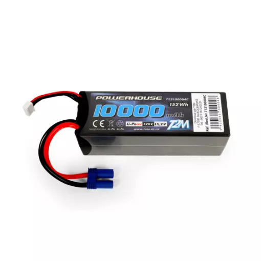 Accu LiPo 4S HV 15.2V 10000 mAh 120C - T2M T13100004C