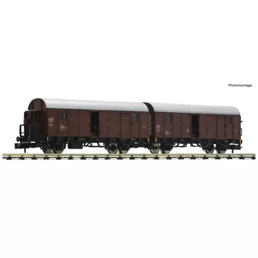 Wagon à parois coulissantes "Leig" - Fleischmann 830606  - N 1/160 - ÖBB - EP IV