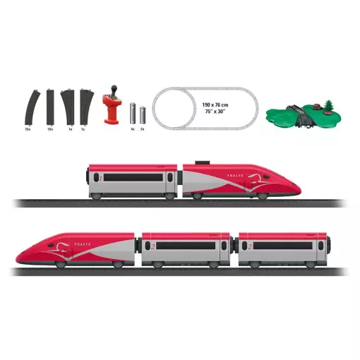 Set de départ "TGV Thalys" -  Marklin my world 29338 - HO 1/87 - EP VI
