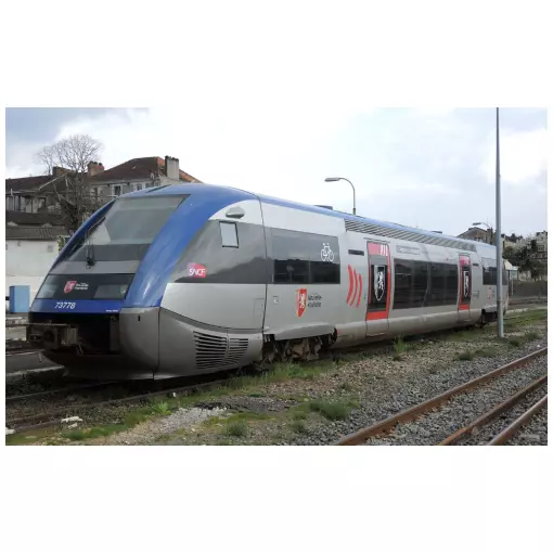 Autorail Diesel X73500 - JOUEF HJ2438 - SNCF - HO 1/87 - EP VI - 2R - Analogique