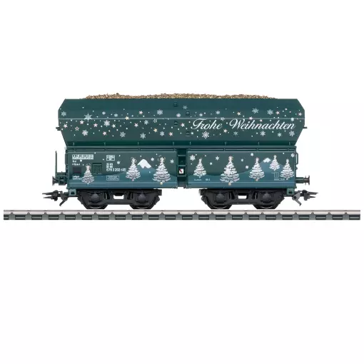 Wagon trémie de Noël 2025 chargé de "pépites d'or" - Märklin 48425 - HO 1/87 - 3R
