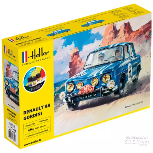 Renault R8 Gordini Starter Kit - Heller 56700 - 1/24