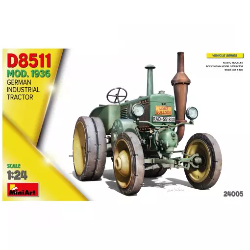Tracteur Industriel D8511 Allemand - Carson 550024005 - 1/24