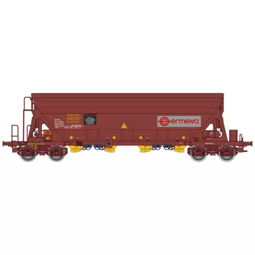 Wagon trémie Ermewa Tanpps - Albert Modell 065314 - HO 1/87 - Ep VI - 2R