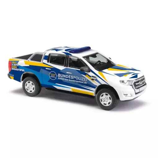 Véhicule Ford Ranger - Police fédérale BUSCH 52822 - HO 1/87