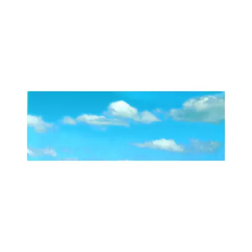 Hintergrund "Himmel und Wolken" - 4 Teile - VOLLMER 46105 - 2660x800mm