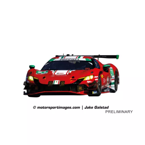 Ferrari 296 GT3 "AF Corse, No.21" - Carrera GO!!! 64242 - 0 1/43 - Analogue