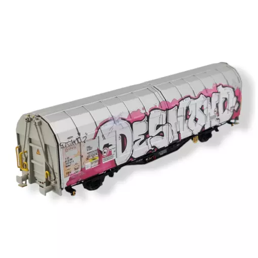 Vagón con paredes deslizantes "DESMOND" Albert Modell 245036 - HO 1/87 - CFF - EP VI