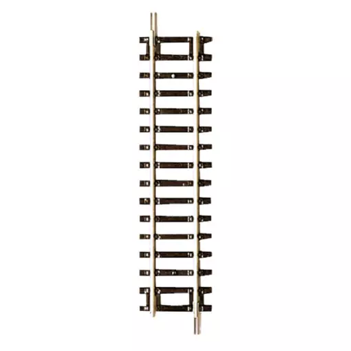 G 1/2 Track, Straight, Wooden Ties - 115mm - ROCO 42412 - HO 1/87 - Code 83