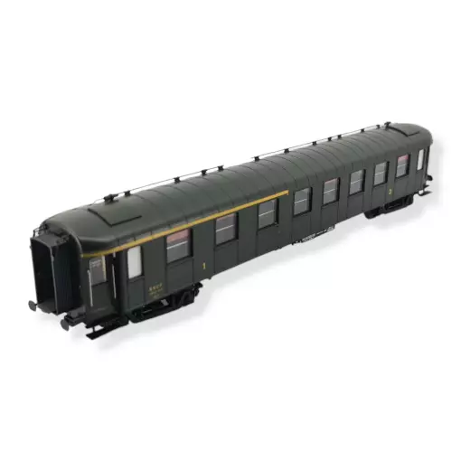 Voiture Voyageur OCEM RA A3B5 ex-midi verte - REE MODELES VB385 - SNCF - HO 1/87