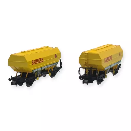 Coffret 2 wagons céréaliers - REE Modèles NW308 - N 1/160