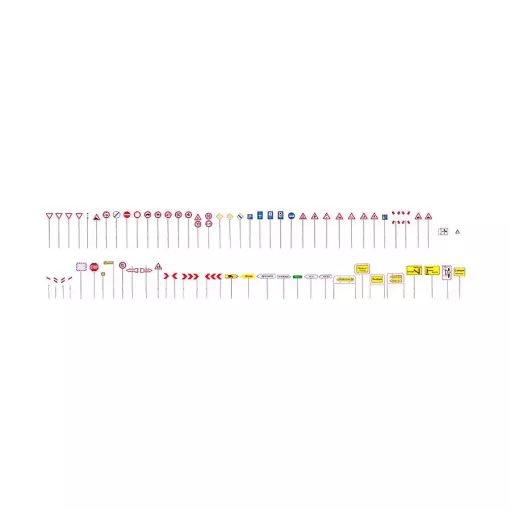 Set panneaux de route - FALLER 180533 - HO 1/87