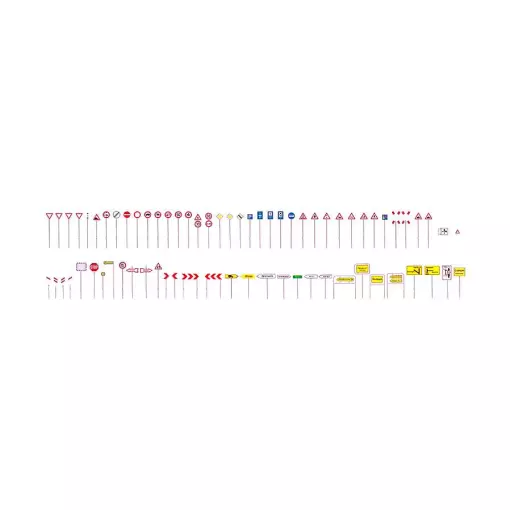 Set Straßenschilder