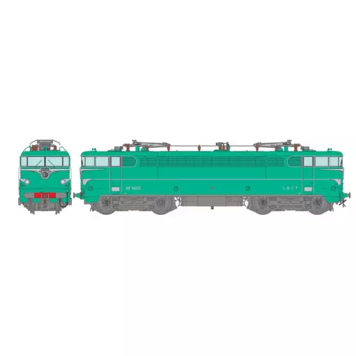 BB 16020 elektrische locomotief - DCC SON - REE MB206S modellen - HO - SNCF - EP IV