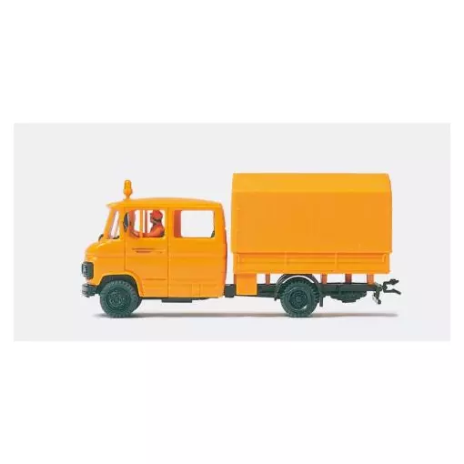 Camion double cabine pour maintenance des routes MB 508