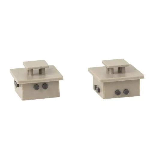 Set of 2 Faller military bunker emergency exits 144072 - HO - 22x22x15mm