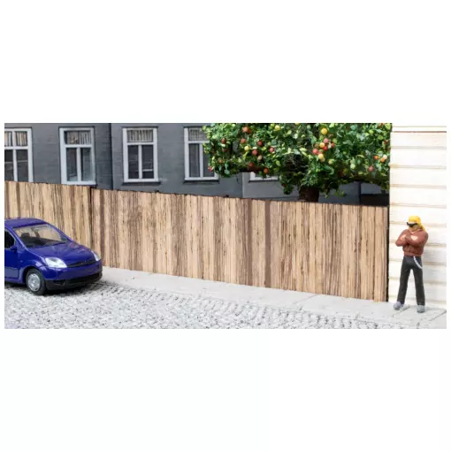 Mur en bois découpé au laser - Noch 14213 - 1/87 HO