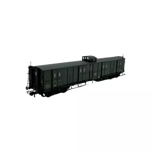 Fourgon à bogies ex-PLM Vert avec toit noir - REE Modèles VB358 - HO : 1/87 - SNCF - EP III