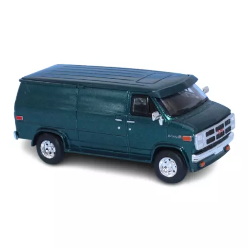 GMC Vandura, vert foncé métallisé, 1983 - Brekina 18251 - HO 1/87 