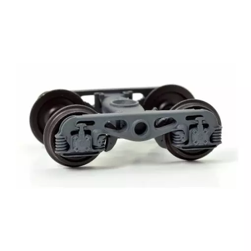 Set de 2 Bogies Y23 M, 4 Boites ISNR, gris moyen