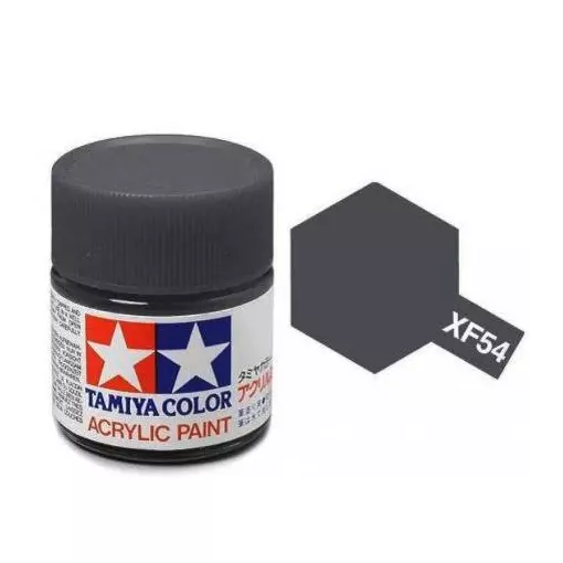 Peinture acrylique en pot - Gris Mer foncé MAT XF54 - TAMIYA 81754 - 10ml