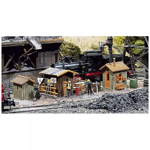 Lot de 3 maisons de route - Faller 120140 - HO 1/87 - EP I