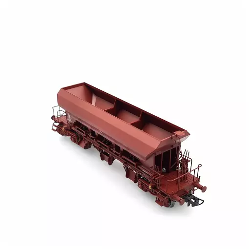 Wagon Trémie F70 Uas à Ballast REE Modèles WB676 - HO : 1/87 - SNCF - EP IV / V