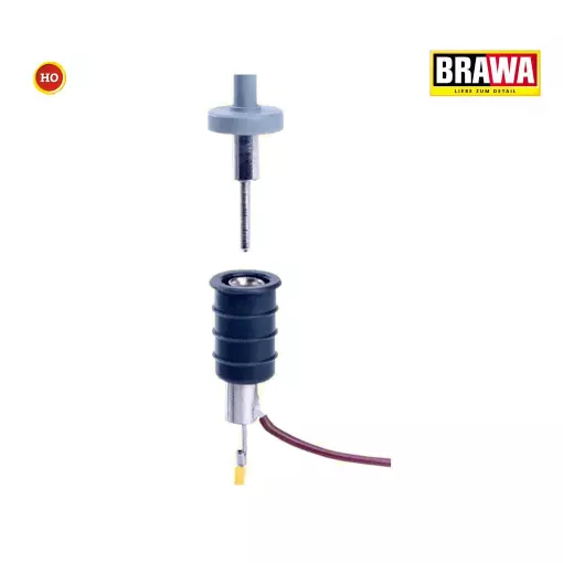 Set of 5 BRAWA 84056 pin sockets without bulbs - HO 1/87