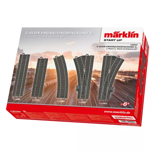 Coffret d'extension C2 - Marklin 24902 - HO 1/87 - Code 83 - Voie C - 3R