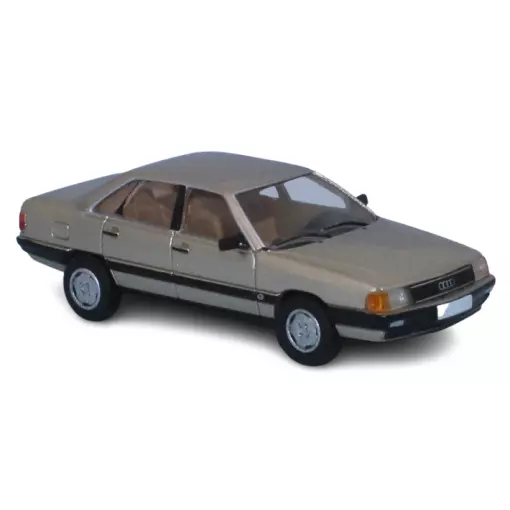 Audi 100 C3 - Beige métallisé - 1982 - PCX 870438 - HO 1/87 