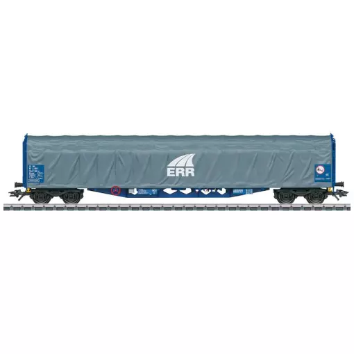 Rilnss sliding tarpaulin wagon MARKLIN 47128 - HO 1/87 - EP VI