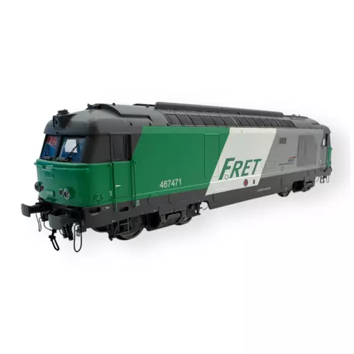 Locomotive Diesel BB467505 "FRET" - JOUEF HJ2342 - SNCF - HO 1/87 - EP VI - 2R - Analogique