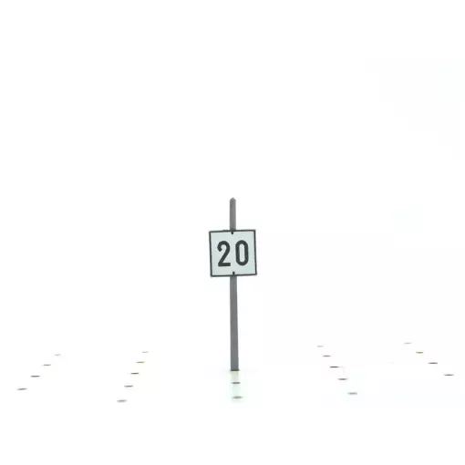 TIV "20" 20km/h limite di arrivo BOISMODELISME 215014 - N 1/160 - SNCF
